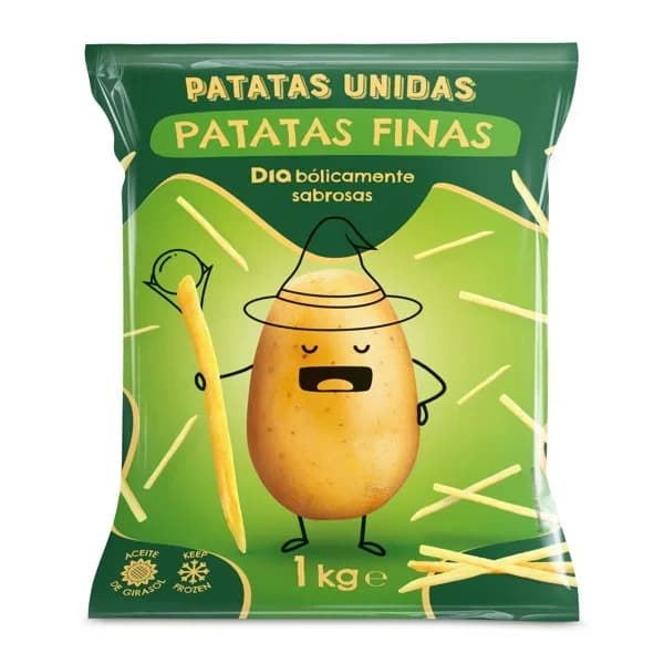 Patatas finas prefritas Patatas Unidas Dia bolsa 1 Kg - 1 kg - Imagen del producto en Findit
