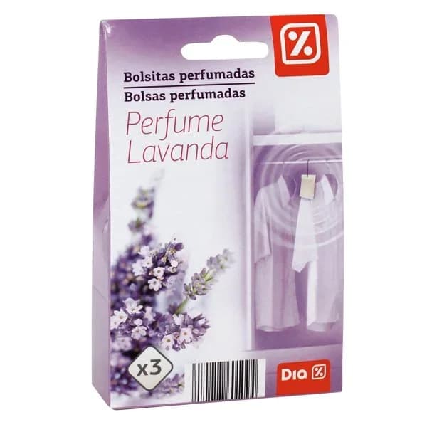 Bolsita perfumada aroma lavanda Dia bolsa 3 unidades - 1 ud - Imagen del producto en Findit