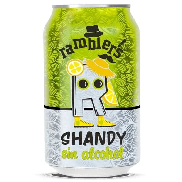 Cerveza sabor limón shandy sin alcohol Ramblers de Dia lata 33 cl - 0.33 l - Imagen del producto en Findit
