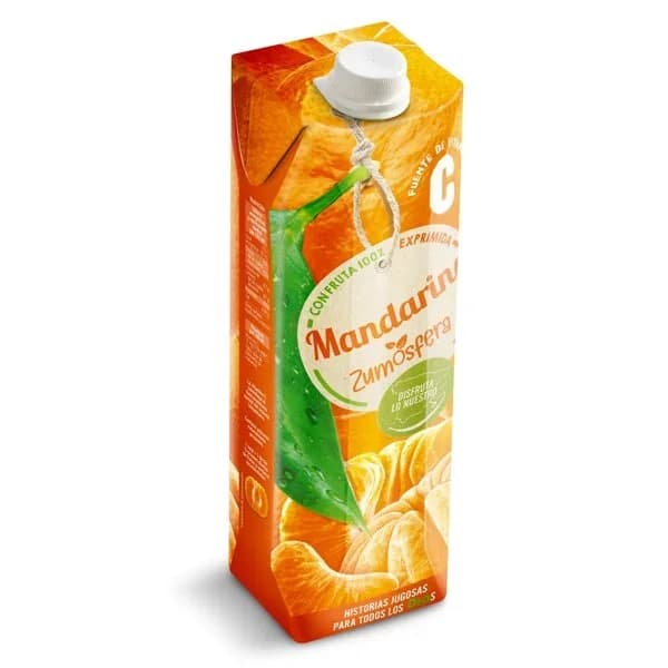 Zumo de mandarina 100% Zumosfera de Dia brik 1 l - 1 ud - Imagen del producto en Findit
