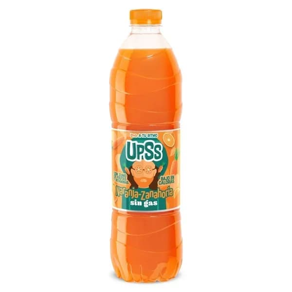 Refresco sin gas de naranja y zanahoria Upss Dia botella 1.5 l - 1.51 l - Imagen del producto en Findit