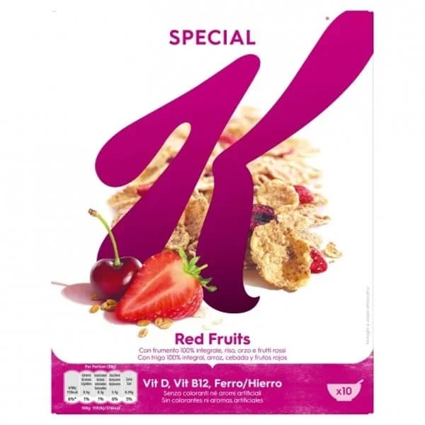 Cereales Special K con Fruta Roja 300G - 0.3 kg - Imagen del producto en Findit