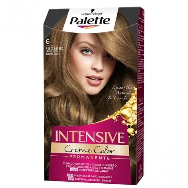 Tinte 6 rubio oscuro Intensive Color Cream Palette 1 ud. - 1 ud - Imagen del producto en Findit