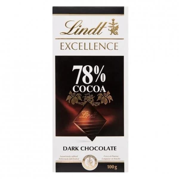 Chocolate 78% cacao LINDT Excellence, tableta 100 g - 0.1 kg - Imagen del producto en Findit