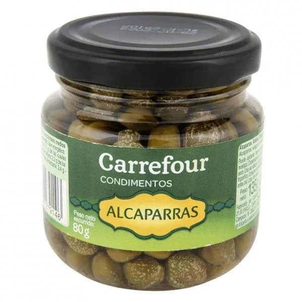 Alcaparras Carrefour 80 g. - 0.08 kg - Imagen del producto en Findit