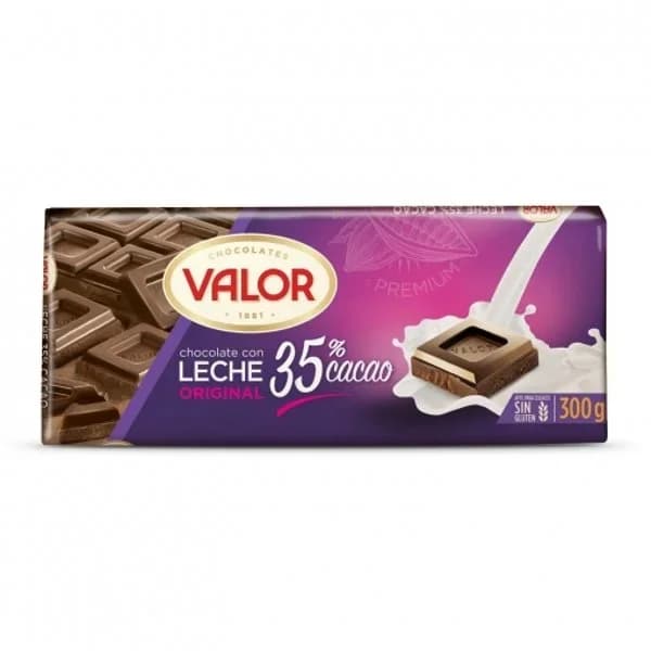 Chocolate con leche VALOR, tableta 300 g - 0.3 kg - Imagen del producto en Findit