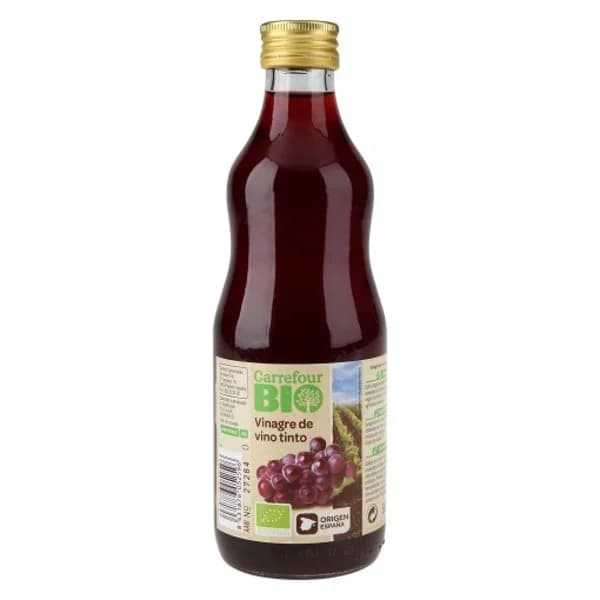 Vinagre de vino tinto ecológico Carrefour Bio 500 ml. - 0.5 l - Imagen del producto en Findit