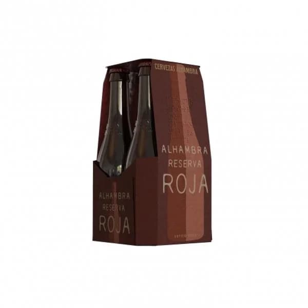 Cerveza Rubia Reserva Roja Botellín 4 x 330ML - 1.32 l - Imagen del producto en Findit