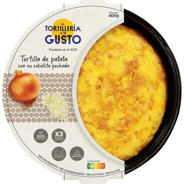 Tortilla Patatas con Cebolla - 0.6 kg - Imagen del producto en Findit