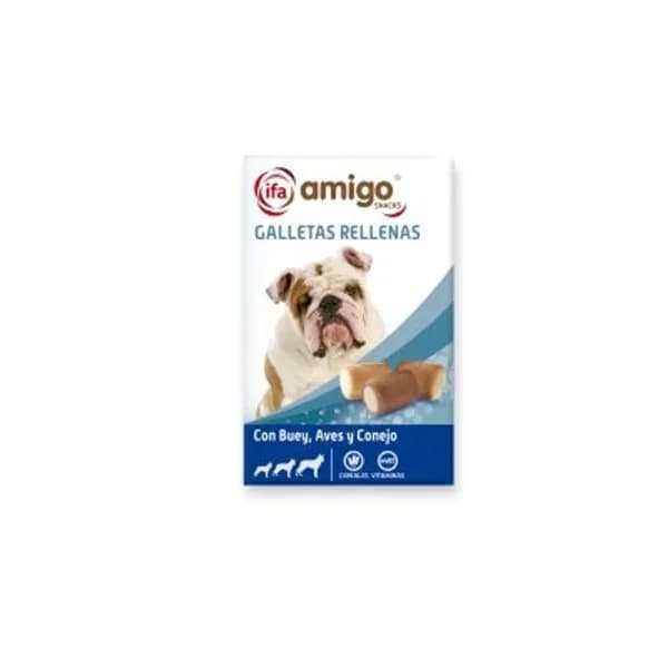 Galletas rellenas de buey, aves y conejo 500 g - 0.5 kg - Imagen del producto en Findit