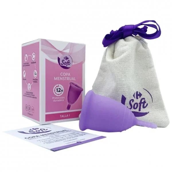 Copa menstrual talla 1 protección duradera Carrefour Soft 1 ud. - 1 ud - Imagen del producto en Findit