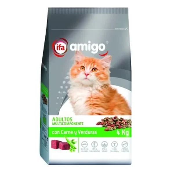 Pienso para gatos con carne y verduras 4 kg - 4.01 kg - Imagen del producto en Findit
