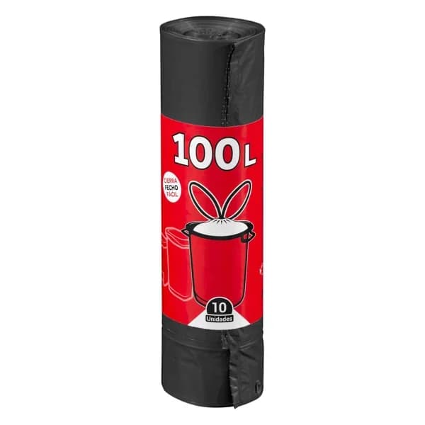 Bolsa de basura saco Bosque Verde 100L cubo industrial - 10 ud - Imagen del producto en Findit