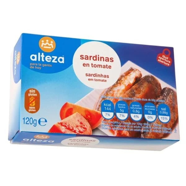 Sardina en Tomate 120G - 0.12 kg - Imagen del producto en Findit