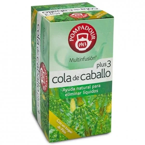 Infusión Cola de Caballo Plus 3 Bolsitas 20 Unid. - 1 ud - Imagen del producto en Findit