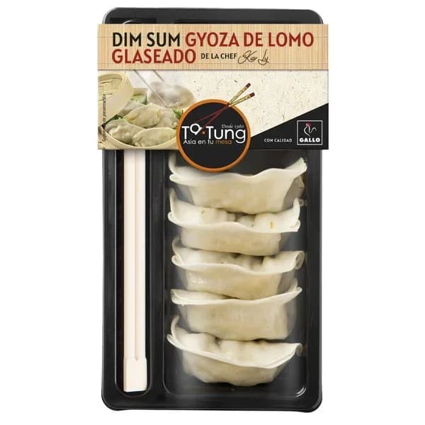 Gyoza de lomo glaseado Ta-Tung 144 g. - 0.14 kg - Imagen del producto en Findit