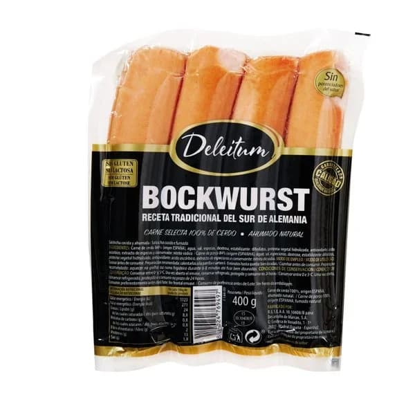 Salchicha Bockwurst 400G - 0.4 kg - Imagen del producto en Findit