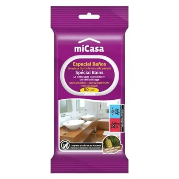 Toallitas especial baño 50 unidades - 58.33 ud - Imagen del producto en Findit