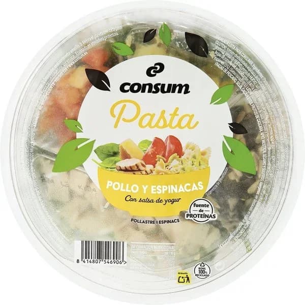 Ensalada Completa de Pasta y Pollo - 0.31 kg - Imagen del producto en Findit
