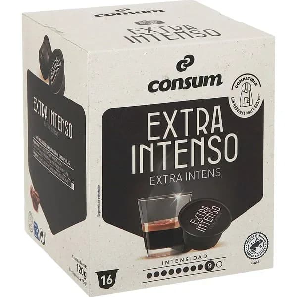 Café Extra Intenso 16 Cápsulas - 16.25 ud - Imagen del producto en Findit