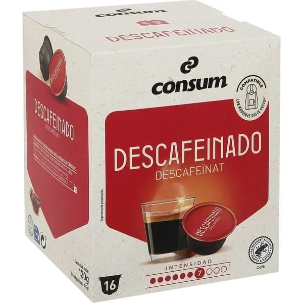 Café Descafeinado 16 Cápsulas - 16.25 ud - Imagen del producto en Findit