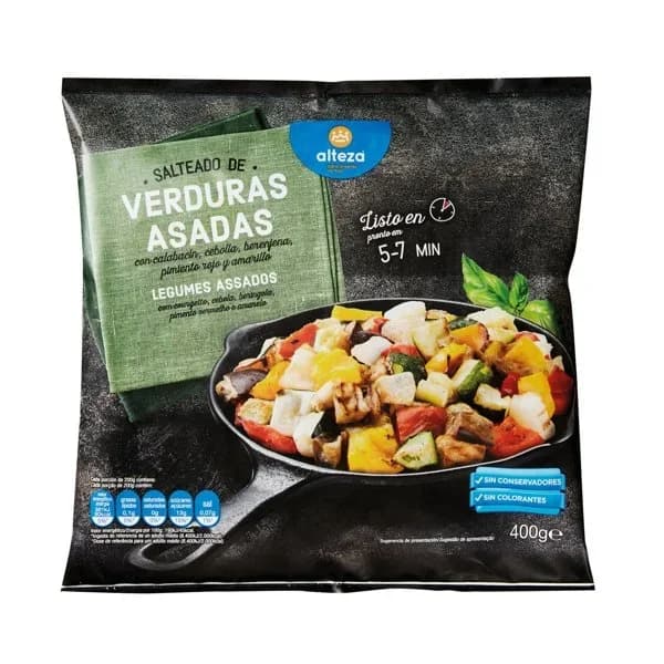 Salteado Verduras Asadas Congeladas - 0.4 kg - Imagen del producto en Findit