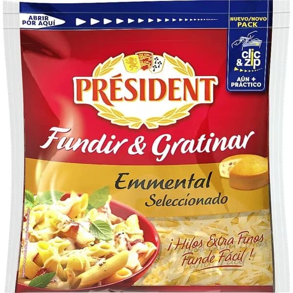 Queso Rallado Emmental - 0.13 kg - Imagen del producto en Findit