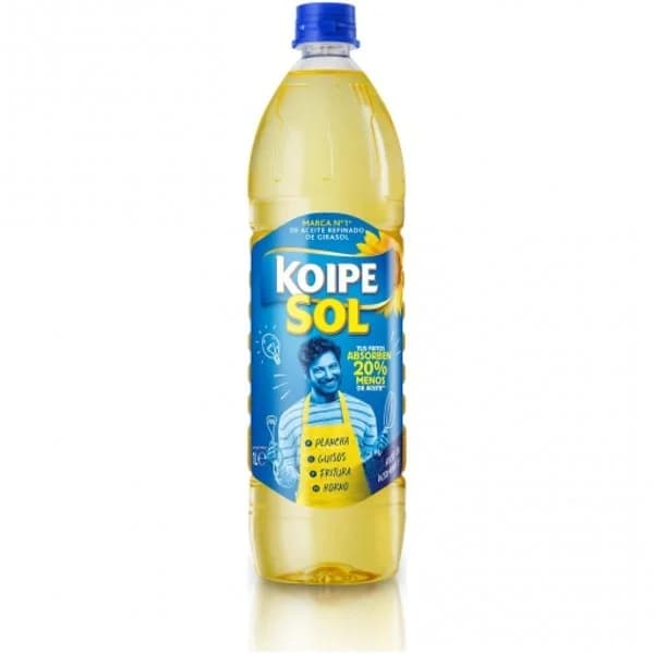Aceite de girasol Koipe botella 1 l - 1 ud - Imagen del producto en Findit