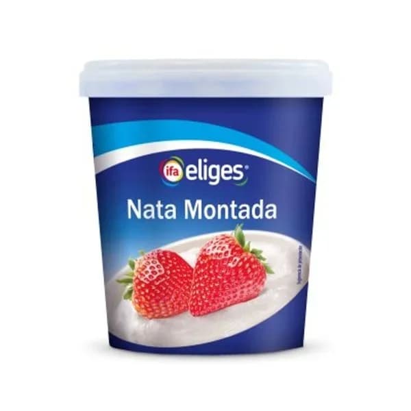 Tarrina de nata montada 500ml - 0.5 l - Imagen del producto en Findit
