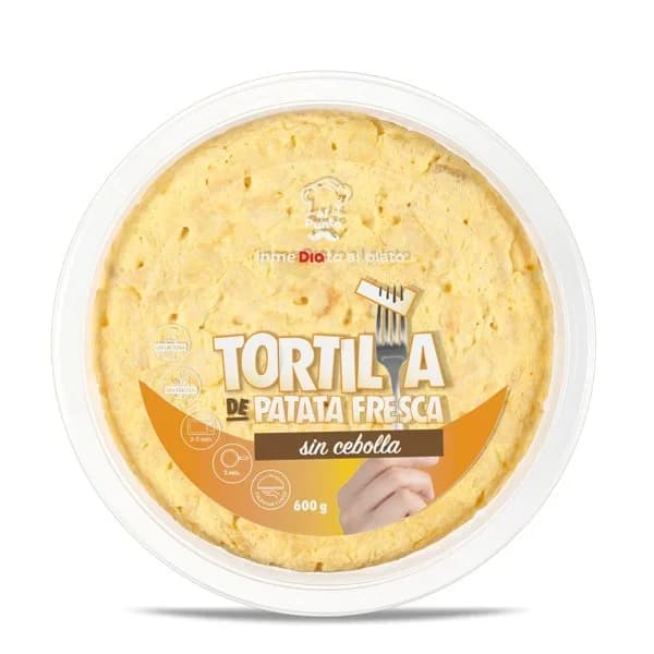 Tortilla de patatas sin cebolla Al Punto Dia bandeja 600 g - 1 ud - Imagen del producto en Findit
