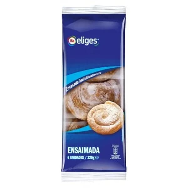 Ensaimadas 6 unidades 220 g - 0.22 kg - Imagen del producto en Findit