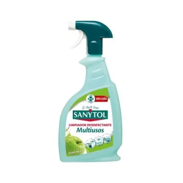 Limpiador desinfectante multiusos manzana sin lejía Sanytol 750 ml. - 0.75 l - Imagen del producto en Findit