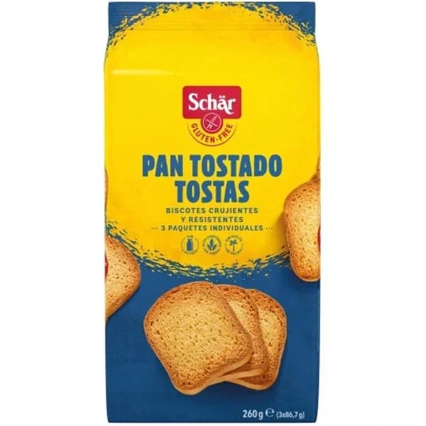 Pan Tostado Sin Gluten - 0.26 kg - Imagen del producto en Findit