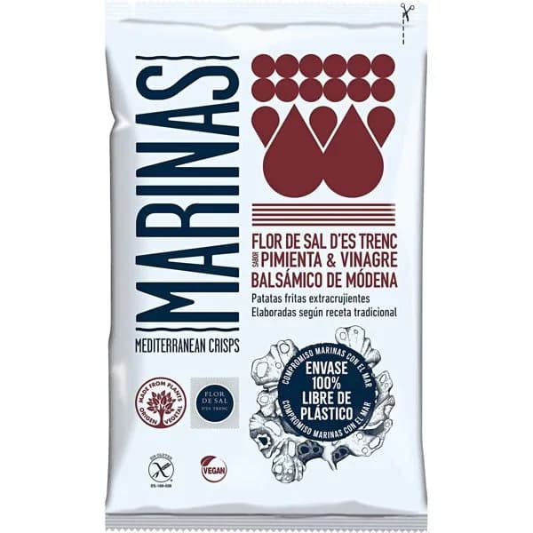 Patatas fritas sabor pimienta/vinagre balsamico - 0.15 kg - Imagen del producto en Findit