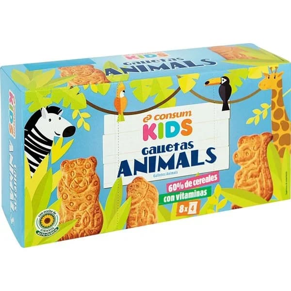 Galletas Animals Kids - 0.33 kg - Imagen del producto en Findit
