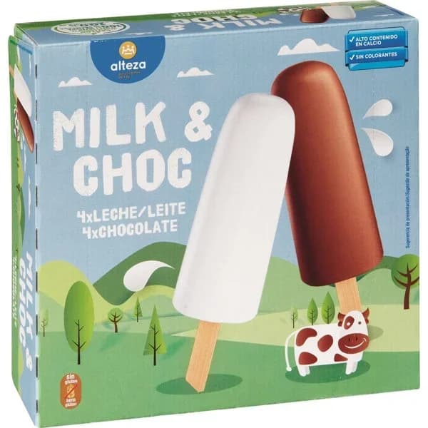 Helado Infantil Milk&Choc - 0.48 ud - Imagen del producto en Findit