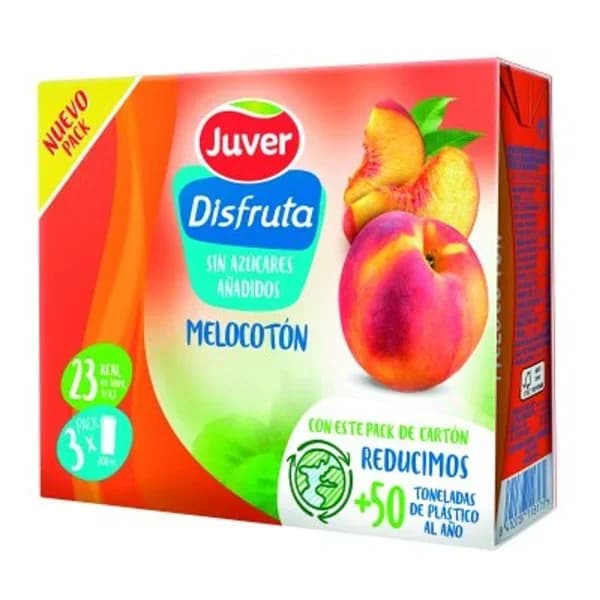 Néctar de melocotón 3x200 ml - 0.6 l - Imagen del producto en Findit