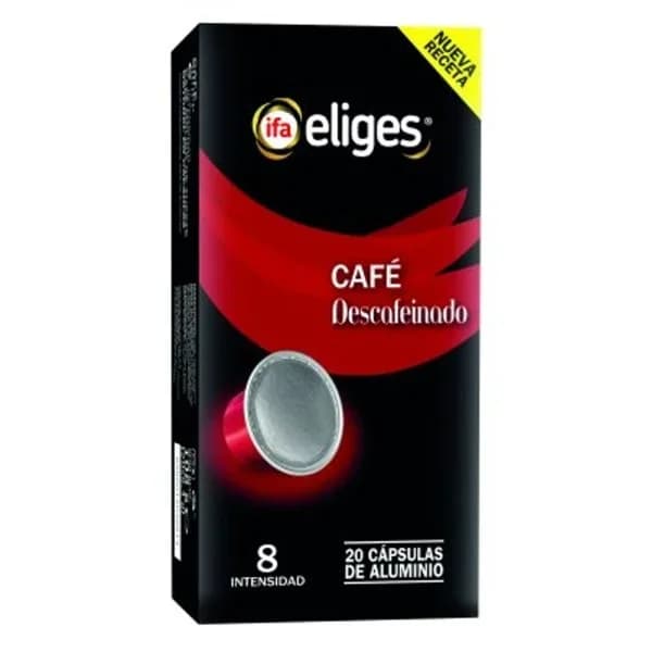 Cafe descafeinado 20 capsulas - 19.75 ud - Imagen del producto en Findit