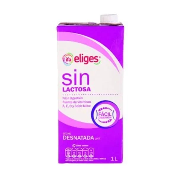 Leche desnatada sin lactosa 1 l - 1 l - Imagen del producto en Findit
