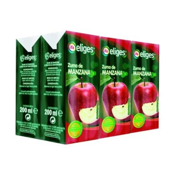Zumo de manzana 6x20 cl - 1.2 l - Imagen del producto en Findit