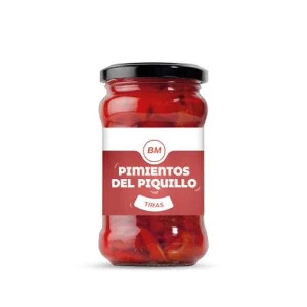 Pimiento del piquillo en tiras 290 g - 0.22 kg - Imagen del producto en Findit