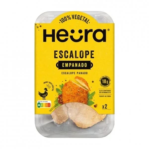 Heura escalope empanado 2 unidades 220 g - 1.08 kg - Imagen del producto en Findit