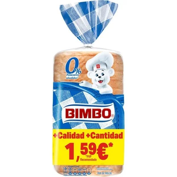 Pan de Molde 0% Azúcares Añadidos - 0.43 kg - Imagen del producto en Findit