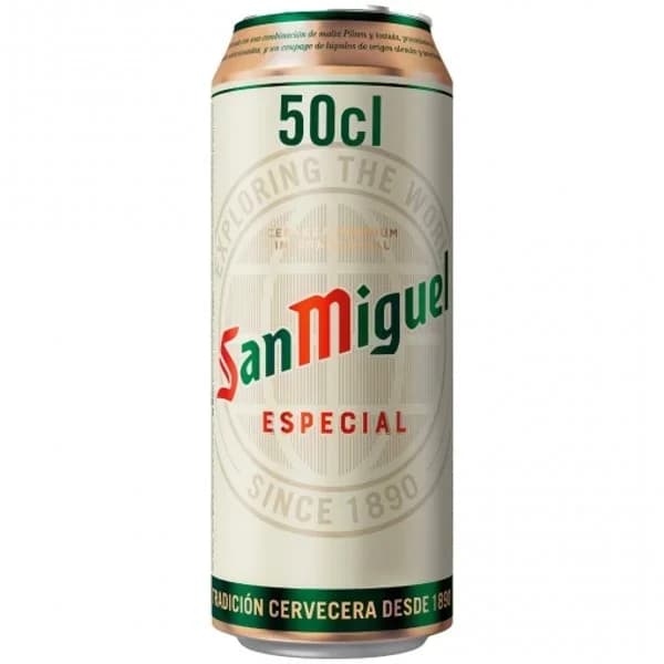 Cerveza San Miguel lata 50 cl - 0.5 l - Imagen del producto en Findit