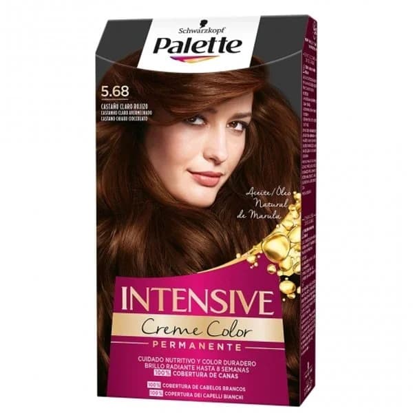 Tinte 5.68 castaño claro rojizo Intensive Color Cream Palette 1 ud. - 1 ud - Imagen del producto en Findit