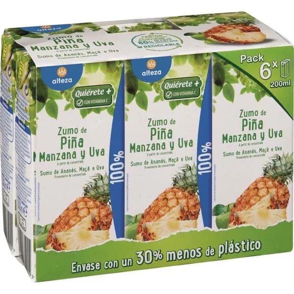 Zumo Piña Uva Manzana - 1.2 l - Imagen del producto en Findit