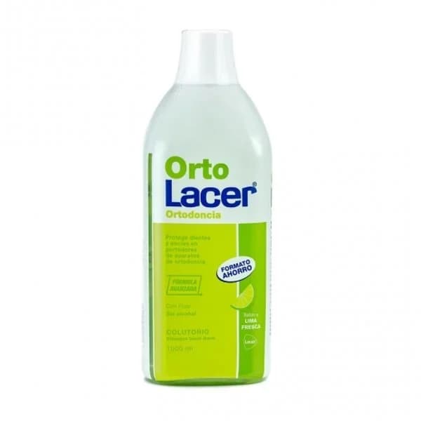 Colutorio ortodoncia lima fresca Ortolacer 1000 ml. - 1 l - Imagen del producto en Findit