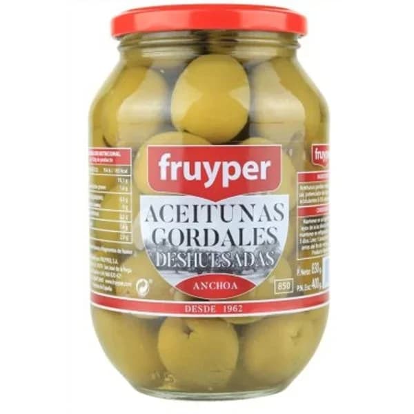Aceitunas gordales sin hueso 830 g - 0.33 ud - Imagen del producto en Findit
