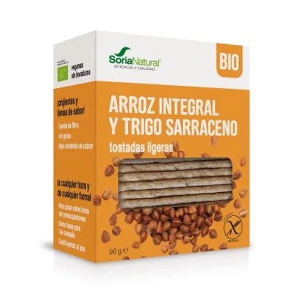 Tostada arroz integral y trigo sarraceno bio 90 g - 0.1 kg - Imagen del producto en Findit