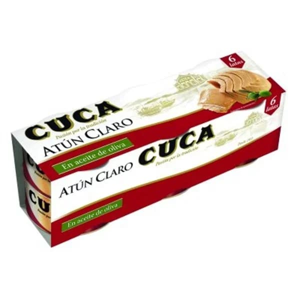 Atún claro en aceite de oliva  6x70 g - 0.29 kg - Imagen del producto en Findit